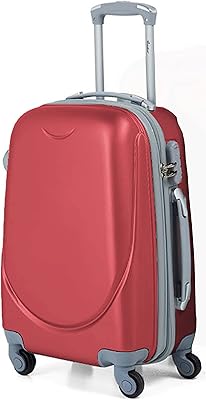 Elegant Senator Spinner Senator Spinner travel bag with 4 casters, burgundy, 24 -inch recorded luggage.. DIAYTAR NIGERIA transforms online retail with our affordable platform and dependable shipping service.