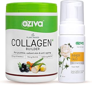 Oseva plant collagen builder anti-aging beauty repair & rejuvenate, 250g (collagène + inner glow face wash).. DIAYTAR NIGERIA: Bringing the marketplace to every Nigerian with affordable prices and quick delivery.
