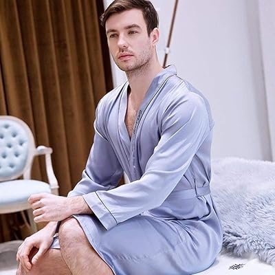 Men's room, Spring New Night clothing with Long Sleeves Long Sleeve letter Kimono Married Wedding Wedding Dresses night clothes, red, l.. DIAYTAR NIGERIA connects your desires with reality through our affordable e-commerce platform and quick delivery.