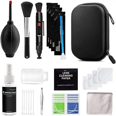 Professional cleaning kit for Morelian camera, sensor cleaning kit with air blower, cleaning pads, cleaning pen and cloth to clean most cameras, mobile phones and laptops laptops.. Shop for everything you need at DIAYTAR NIGERIA, with budget-friendly prices and quick delivery.