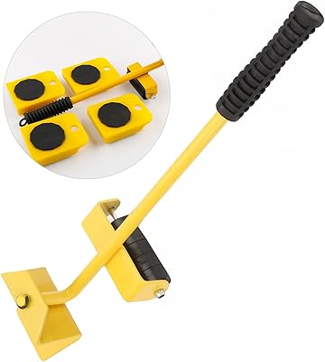 Set of furniture movement tools, 200 kg load capacity, 4 roller sliders, heavy loading furniture movement tools, furniture hardware, material transport equipment.. DIAYTAR NIGERIA revolutionizes online retail with our vast selection and cost-effective delivery options.