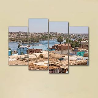 Printing on canvas with view of the River in Assouan in Egypt of S.. From fashion to electronics, DIAYTAR Nigeria brings it all to your doorstep — fast, easy, and affordable.