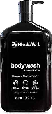 Body -powered body powder black Wolf for men, 1 liter - charcoal powder and salicylic acid reduce acne thrusts and clean your skin toxins and impurities - rich foam for complete blanket, deep cleaning.. DIAYTAR NIGERIA: Your trusted marketplace that combines variety, affordability and reliable shipping.