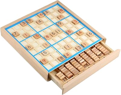 SUDOKU BOISHER SUDOKU JOURTA ANA BOADING GAME, with a book of 100 sudoku puzzles - Office games to activate the mind - Wooden puzzle for children and adults.. Shop for less and receive more with DIAYTAR NIGERIA's expansive e-commerce platform and nationwide delivery.