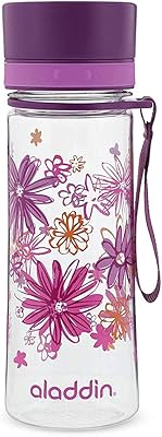 Aladdin water bottle 0.35 l per aveo - purple (graphics) - Large opening for easy filling | Anti-leak | without BPA | Flexible beak | Resistant to spots and smells | dishwasher.. DIAYTAR NIGERIA: Creating access to affordable products for every Nigerian with our swift delivery service.