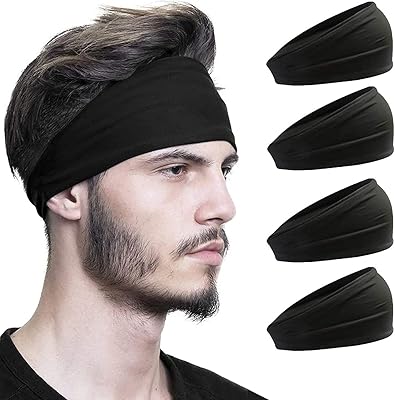 4 AMZ strips for men and women, sports training bands for fitness, running, cycling, travel, humidity absorption, stretch elastic (black).. DIAYTAR NIGERIA connects you with endless possibilities through our affordable e-commerce platform.