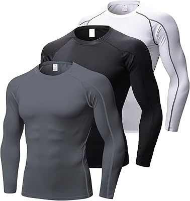 Light compression shirts with long sleeves for men, sun protection, cool dry, for running and the gym.. Experience shopping without compromise at DIAYTAR NIGERIA, with vast selection and quick delivery.