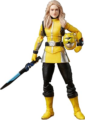 Power Rangers Beast Morphers Yellow Ranger action figurine from the Lightning collection, 6 inch height, multicolored.. Shop with purpose at DIAYTAR NIGERIA and receive quality products at budget rates within 8 days.