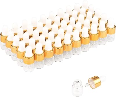 Transparent glass droppings, 5 ml sampling storage containers, droppings diffuser for travel, essential oils, perfumes, cosmetics (50 pieces).. Shop across categories at DIAYTAR NIGERIA and enjoy budget-friendly nationwide shipping in 5-8 days.