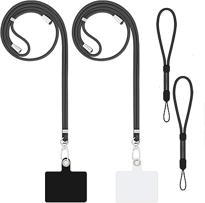 Universal length for mobile phone Odluzy with neck strap in strap with strap, 2 straps in shoulder and 2 connectors (black).. DIAYTAR NIGERIA connects you with endless possibilities through our affordable e-commerce platform.