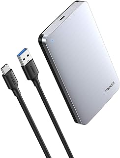 Ugreen Hard Driver In Aluminum Aluminum 2.5 inch USB 3.1 Type C to SATA USB External reader C 3.1 Gen 2 Thunderbolt 3 UASP Compatible with SATA 2.5 SSD Hard Drive 9.5 mm, MacBook, Computer, PS4, TV.. Say goodbye to long wait times — DIAYTAR Nigeria ships in just 5–8 days!