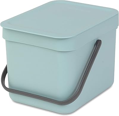 Poubelle Brabantia Sort & Go 109645, 6 l/1.6 Gallon, mint green.. Experience retail convenience with DIAYTAR NIGERIA's comprehensive platform and 5-8 day nationwide shipping.
