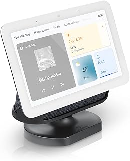 Waserstein adjustable support for Google Nest Hub (2nd generation) - Designed for Google (Charcoal).. Shop with purpose at DIAYTAR NIGERIA and receive your purchases at unbeatable prices within the week.