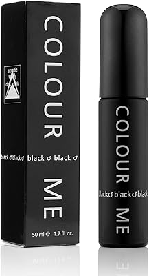 Color Me Black perfume, eau de toilette in a vaporizer bottle, 1.7 oz, suitable for men.. Shop with confidence at DIAYTAR NIGERIA, enjoying competitive prices and delivery within 8 days.