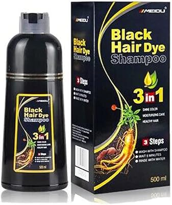 Meidu 3 in a permanent color shampoo for black hair 500 ml.. DIAYTAR NIGERIA: Where every click leads to affordable purchases delivered promptly to your door.
