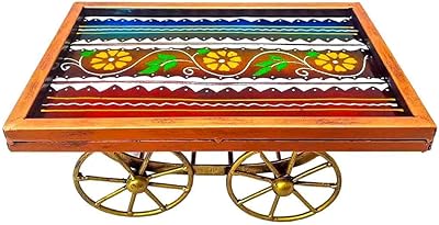 Apka Mart The online store Thela Decorative Iron Multicolored Iron 12 Inch for Table and Gift Decoration.. DIAYTAR NIGERIA brings retail convenience to your screen with affordable prices and dependable shipping.