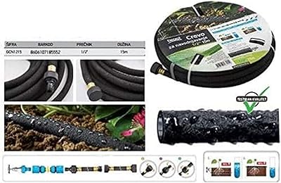 Purol 1/2 "Purol drip hose x 15 m with faucet adapter connector.. DIAYTAR NIGERIA: Where affordability and variety come together with nationwide 5-8 day delivery.