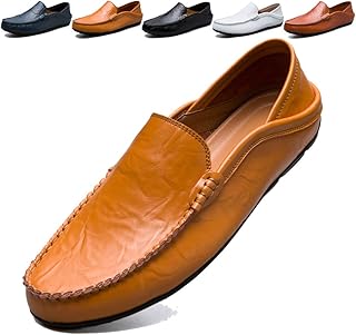 Moccasins Penny of luxury in real leather for men, driving shoes to put on, relaxed flat moccasins, 6.5 US-11.5 US, moccasins.. Home to endless choices and pocket-friendly prices — DIAYTAR Nigeria.
