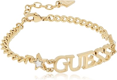 Women's “A Star is Born” in stainless steel, gold color, from Guess - UBB70076.. DIAYTAR NIGERIA delivers affordability and convenience to your doorstep within 8 days of purchase.