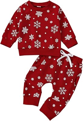 Set of Christmas clothes for boys and girls with printed sweater and long -sleeved pants.. Discover the perfect balance of selection and value with DIAYTAR NIGERIA's nationwide e-commerce platform.