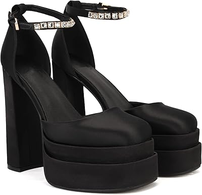 Thick high heeled shoes for women with ankle flange and elegant wedge heels for women.. Experience shopping without limits at DIAYTAR NIGERIA, where affordability meets convenience in just days.