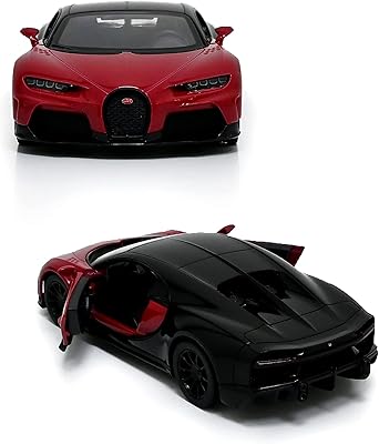 Metal toy car molded under 5 inches for children, opening doors, car toy on a retractable scale (red).. DIAYTAR NIGERIA: Where every search yields affordable results delivered promptly to your door.