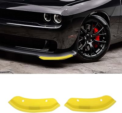 Protector of front bumper bd clean compatible with dodge charger srt hellcat 2015-2023, yellow.. Your trusted shopping partner, DIAYTAR NIGERIA offers extensive selection with quick delivery options.