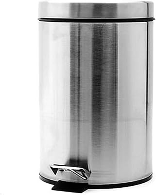 Kitchen trash in Royalford pedal, 7 L | Stainless steel trash can with flexible lid, pedal, flat lid and robust plastic bucket | Resistant to fingerprints and rust | odorless and healthy.. DIAYTAR NIGERIA delivers value, variety, and convenience with our nationwide 5-8 day shipping.