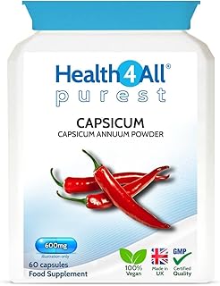 60 Capsicum 600 mg (volt) capsules pure.. DIAYTAR NIGERIA combines affordability with convenience, delivering your purchases within 5-8 days.
