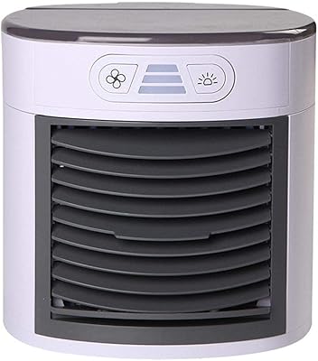 Portable domestic mini air conditioning, personal space air conditioning, rechargeable air cooler by USB, 7 -color LED fan.. Your complete marketplace solution, DIAYTAR NIGERIA offers unbeatable value with delivery within the week.