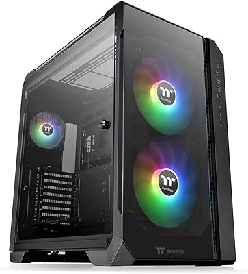 Full length gaming housing Thermaltake view 51 e-ATX with two 200 mm argb fans 5 V synchronized with the Argb motherboard and 20 mm pre-installed black rear fan, CA-1Q6-00M1WN -00.. Shop millions of products across categories on DIAYTAR Nigeria — delivered right to your door.