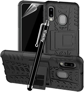 Double layer Icatchi hybrid protective shell, durable and durable for Samsung Galaxy A20e (Black).. Shop with purpose at DIAYTAR NIGERIA, where your money goes further and delivery is always prompt.