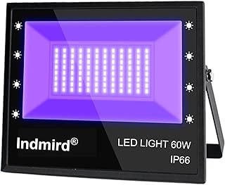 Black UV LED light, LED UV LED Indmird 395NM 60W, IP66 waterproof projector, Scene lamp with ultraviolet black light for aquarium, interior or exterior party supplies, Halloween decorations.. Experience the joy of convenient shopping with DIAYTAR NIGERIA's vast selection and quick delivery service.