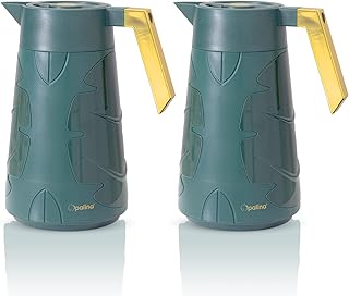 Two -room thermos set, green, capacity 1 liter.. DIAYTAR NIGERIA: Empowering Nigerians with access to affordable products and reliable 5-8 day delivery.