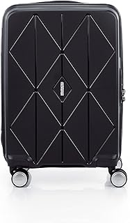 Rigid 4 -wheeled tsa, black, 55 cm arglia, extensible central hardsea suitcase.. DIAYTAR NIGERIA combines extensive variety with budget-friendly prices and prompt nationwide delivery.