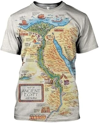 Short sleeve t-shirt for men, goddess of ancient Egypt, pharaoh, 3D print, relaxed, unisex, summer streetwear (4, 2xl t-shirt).. Experience the ease of modern shopping with DIAYTAR NIGERIA's comprehensive platform and quick delivery.