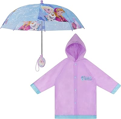 Disney children's umbrella set for children Elsa and Anna the queen of snow.. DIAYTAR NIGERIA: Where affordability meets reliability with thousands of products delivered promptly.