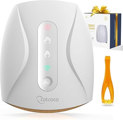 Head of electric hand with heat, wireless compression masseur at 3 levels with air pressure for arthritis, palm massage, relieves the numbness of the fingers and the cold, gifts for parents and women.. Your shopping aspirations fulfilled at DIAYTAR NIGERIA with competitive prices and reliable delivery.