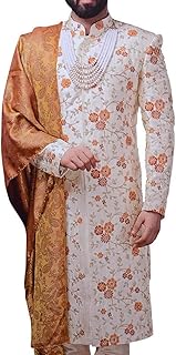 Inmonarch Hommens For Men Sherpani Traditional for Indian Marié Sherwani For Men Sh1129.. DIAYTAR NIGERIA: Nigeria's answer to affordable online shopping with reliable 5-8 day delivery guarantee.