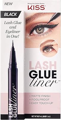 Black eyeliner pencil kit, 2 in 1 eyelash adhesive with felt tip, black, matt finish, guaranteed application, easy retouching, 0.002 oz.. Discover why thousands choose DIAYTAR NIGERIA for affordable products delivered in less than a week.