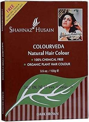 Shahanaz Hussain Colorvida Natural coloring for hair, dark chestnut, 100 g.. DIAYTAR NIGERIA: Your trusted e-commerce partner with extensive product choices and affordable delivery.