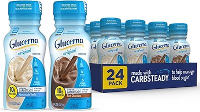 Glucerna, nutritional spray for diabetics, to help manage blood sugar, rich in chocolate and homemade vanilla, 236 ml (package of 24).. Experience hassle-free shopping with DIAYTAR NIGERIA's user-friendly platform and prompt delivery service.