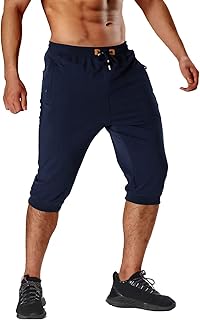 Tiger Spot Short Capri 3/4 for men, Long gymnastics training shorts for men, pants under the knee with zipped pockets.. Your go-to destination for affordable online shopping, DIAYTAR NIGERIA delivers in under 8 days.