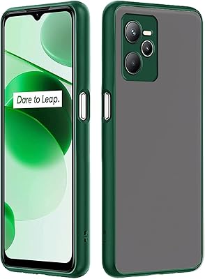 Rear shell for Realme C35 | Smoked hybrid back full protection of the device.. Nigeria's favorite online shopping platform, DIAYTAR offers unbeatable prices and delivery within a week.
