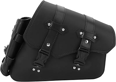 The White Shop Lateral Motorcycle Bag Leather Motorcycle With Oscillating Arm Frame, Mobile phone storage bag, bottle, wallet, keys and tools, black yes.. Get access to thousands of affordable products only on DIAYTAR Nigeria.
