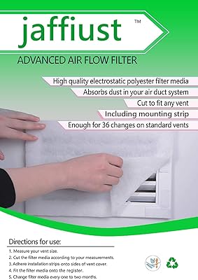 Gavist 12 "x 12" ventilation filter kit static electrostatic media with 126 "mounting strip 10 filters per roller for CVC and heating machines to reduce dust and allergies (12" x 12 "part)).. Join millions of satisfied shoppers using DIAYTAR Nigeria every day.