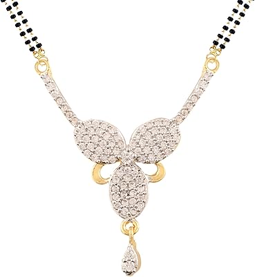 Indian pendant Bollywood traditional mangalsutra with chain, jewelry for women, birthday jewelry for women, mother, wife, girlfriend.. Shop across categories at DIAYTAR NIGERIA with the confidence of affordable prices and delivery within 8 days.
