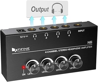 Stereo metal amplifier finished 4 channels mini mini headphones with headphones with adapter.. Shop smarter with DIAYTAR Nigeria — from household essentials to electronics, we have everything you need. Plus, our delivery is fast, secure, and arrives between 5 and 8 days.