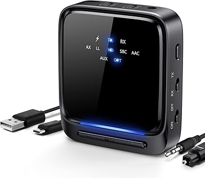 Bluetooth Audio adapter 5.0 Bluetooth receiver transmitter 2-in-1 HD Aptx receiver HD with Toslink/SPDIF optical for TV laptop Stereo Stereo Helmet.. Shop for everything you need at DIAYTAR NIGERIA, with budget-friendly prices and quick delivery.