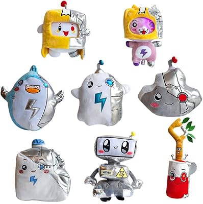 LANKE BOX plush doll with LED light, LANKE BOX plush toy, Soft doll pillow for children and adults (8 pieces).. From daily deals to exclusive products — DIAYTAR Nigeria has you covered.